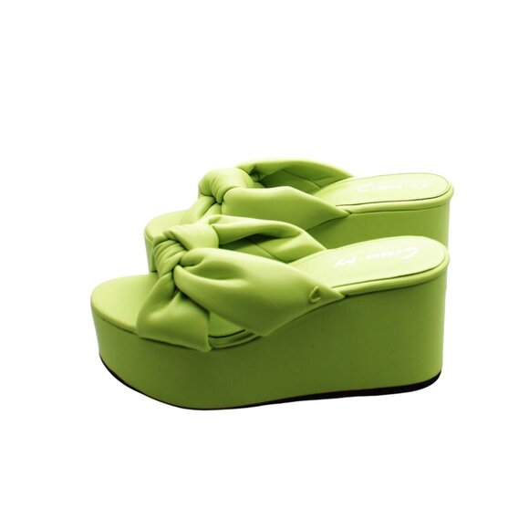 Circus by Sam Edelman Green Wedge Sandals - Picture 5 of 8